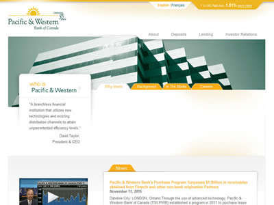 Pacific & Western Bank of Canada Pacific & Western Bank of Canada